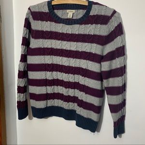 LL Bean 100% cotton sweater
